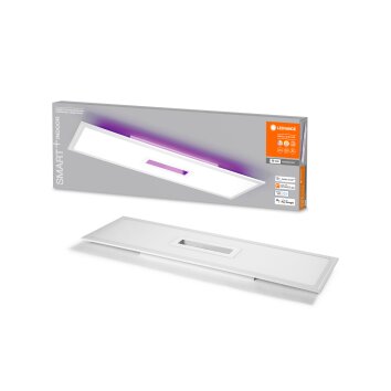 Plus Applique murale / Plafonnier Luminaires Ledvance LED Blanc, 1 lumière, Changeur de couleurs