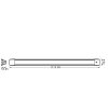 LINE Applique murale / Plafonnier Luminaires Ledvance LED Blanc, 1 lumière