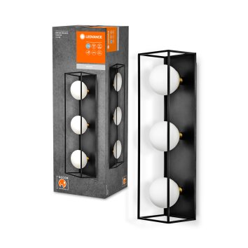 DECOR Applique murale / Plafonnier Luminaires Ledvance Noir, 3 lumières