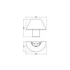 DECOR Applique murale / Plafonnier Luminaires Ledvance Brun, 1 lumière