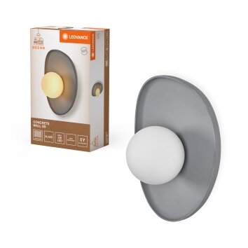 DECOR Applique murale / Plafonnier Luminaires Ledvance Gris, 1 lumière