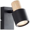 Pini Spot mural Luminaires Brilliant Noir, 1 lumière