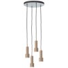 Cadiz Suspension Luminaires Brilliant Noir, 4 lumières