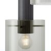 Riffelini Suspension Luminaires Brilliant Noir, 3 lumières