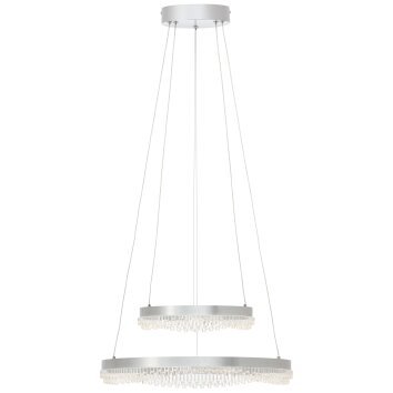 Aurora Suspension Luminaires Brilliant LED Argenté, 1 lumière, Télécommandes