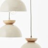 Nalam Suspension Luminaires Brilliant Beige, 5 lumières