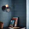 Giada Spot mural Luminaires Brilliant Noir, 1 lumière