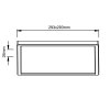 Milton Panel Luminaires Brilliant LED Blanc, 1 lumière