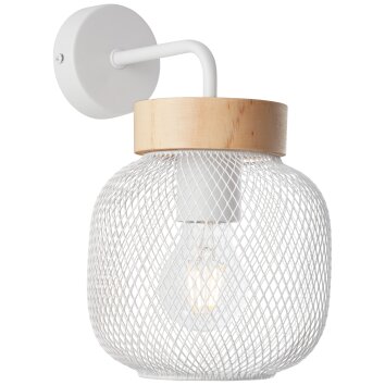 Giada Applique murale Luminaires Brilliant Blanc, 1 lumière