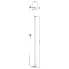 Neele Lampadaire Luminaires Brilliant LED Blanc, 1 lumière, Télécommandes