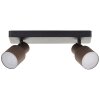 Cadiz Spot de plafond Luminaires Brilliant LED Noir, 2 lumières