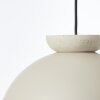 Nalam Suspension Luminaires Brilliant Beige, 1 lumière