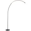 Bow Lampadaire Luminaires Brilliant LED Noir, 1 lumière