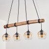 Koyoto Suspension, Boule lumineuse, Suspension Écru, Noir, 4 lumières