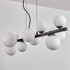 Chehalis Boule lumineuse, Suspension Blanc, 10 lumières