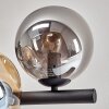 Gastor Plafonnier, Boule lumineuse Ambre, Fumé, 8 lumières