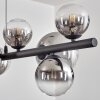 Chehalis Suspension, Boule lumineuse, Suspension Clair, Fumé, 10 lumières