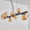 Chehalis Suspension, Boule lumineuse, Suspension Ambre, 8 lumières