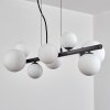 Chehalis Suspension, Boule lumineuse, Suspension Blanc, 8 lumières