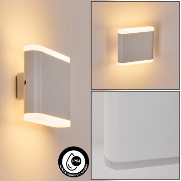 Gamas Lampe murale d´extérieur, Luminaire Up & Down, Applique murale LED Blanc, 1 lumière