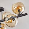 Gastor Plafonnier, Boule lumineuse Ambre, 8 lumières