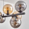 Gastor Suspension, Boule lumineuse, Suspension Ambre, Fumé, 10 lumières