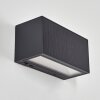 Brydebjerg Lampe murale d´extérieur, Luminaire Up & Down, Applique murale LED Noir, 1 lumière