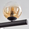 Chehalis Suspension, Boule lumineuse, Suspension Ambre, Clair, Fumé, 10 lumières