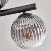 Koyoto Plafonnier, Boule lumineuse Clair, Fumé, 10 lumières