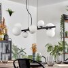 Chehalis Suspension, Boule lumineuse, Suspension Blanc, 8 lumières