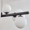 Chehalis Suspension, Boule lumineuse, Suspension Blanc, 8 lumières