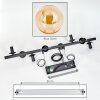 Gastor Suspension, Boule lumineuse, Suspension Ambre, 8 lumières