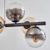 Gastor Suspension, Boule lumineuse, Suspension Ambre, Clair, Fumé, 8 lumières