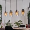 Hasvik Suspension, Suspension Ambre, Clair, 4 lumières