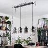 Hasvik Suspension, Suspension Chrome, Fumé, 4 lumières