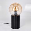 Gastor Boule lumineuse, Lampe de bureau, Lampe à poser Ambre, 1 lumière