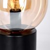 Gastor Boule lumineuse, Lampe de bureau, Lampe à poser Ambre, Clair, 1 lumière