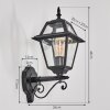 Fornelos Luminaire extérieur, Lampe murale d´extérieur, Applique murale Noir, 1 lumière