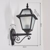 Fornelos Luminaire extérieur, Lampe murale d´extérieur, Applique murale Noir, 1 lumière