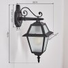 Fornelos Luminaire extérieur, Lampe murale d´extérieur, Applique murale Noir, 1 lumière