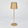 Belece Lampe de table d'extérieur, Lampe à poser LED Beige, 1 lumière