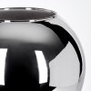 Koyoto Boule lumineuse, Lampe de bureau, Lampe à poser Chrome, Fumé, 1 lumière