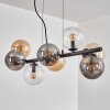 Gastor Suspension, Boule lumineuse, Suspension Ambre, Clair, Fumé, 8 lumières