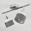 Ailer Plafonnier, Spot de plafond Chrome, 2 lumières