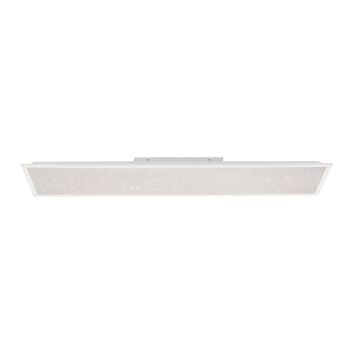 Plafonnier Leuchten-Direkt STARRYFLAT LED Blanc, 1 lumière, Télécommandes