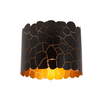 ALMELO Plafonnier Luminaires Lucide Noir, 1 lumière