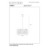 ALMELO Suspension Luminaires Lucide Noir, 1 lumière