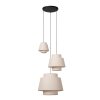 TRIBUTE Suspension Luminaires Lucide Noir, 3 lumières