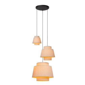 TRIBUTE Suspension Luminaires Lucide Noir, 3 lumières