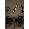 LAMBRES Suspension Luminaires Lucide Noir, 3 lumières